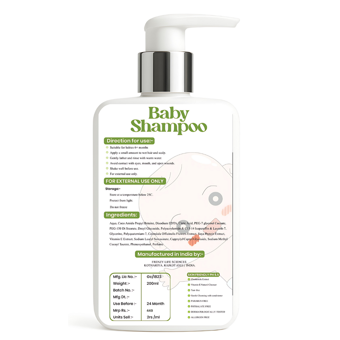 Dheris Baby Shampoo